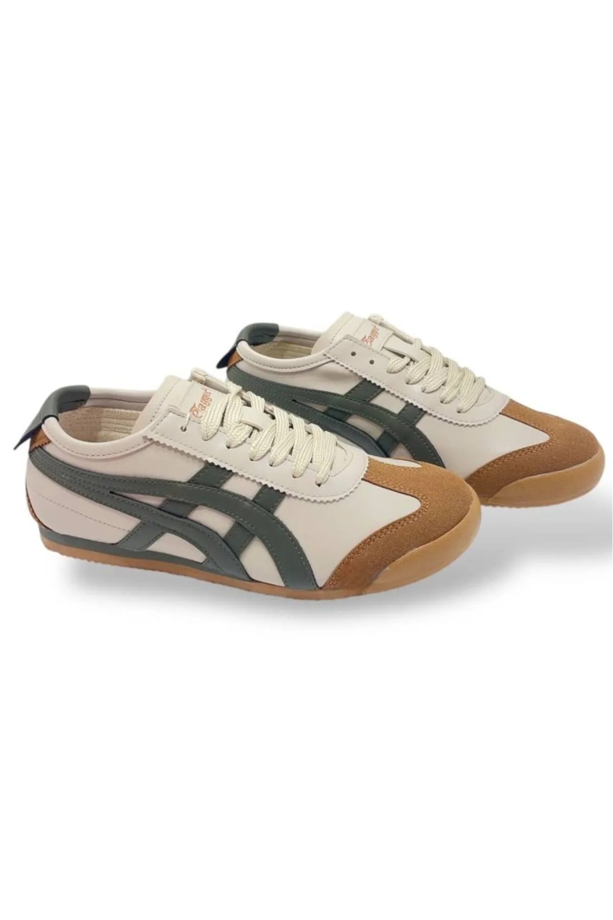 Unisex Casual Oxford Kısa Kaymaz Taban Yürüyüş Spor Ayakkabı — خاکی ETAYGER2000 — تصویر 3 از 4