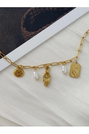 Studio Mossy ÇELİK MANİFEST CHARM BİLEKLİK