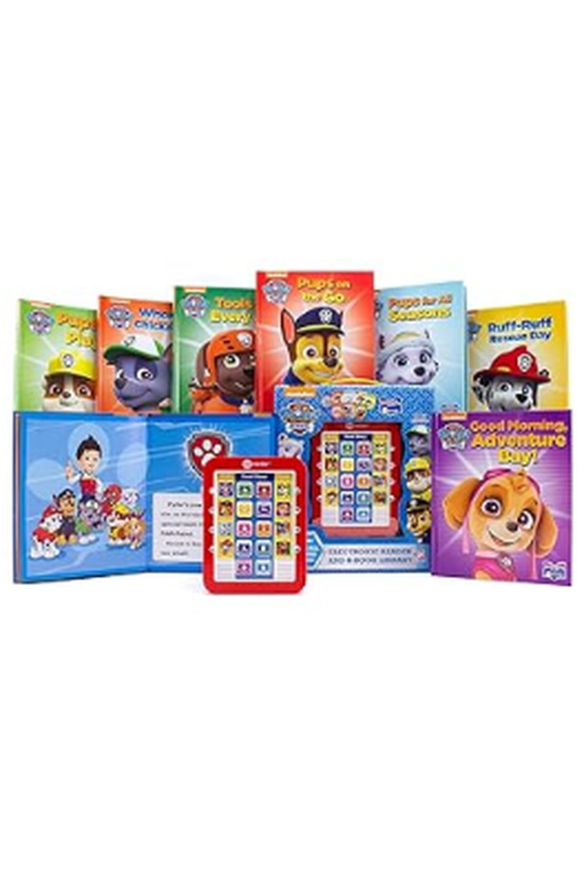 pi kids Nickelodeon PAW Patrol: 8-Book Library and Electronic Reader Sound Book Set fotoğrafı 3 (önizleme)