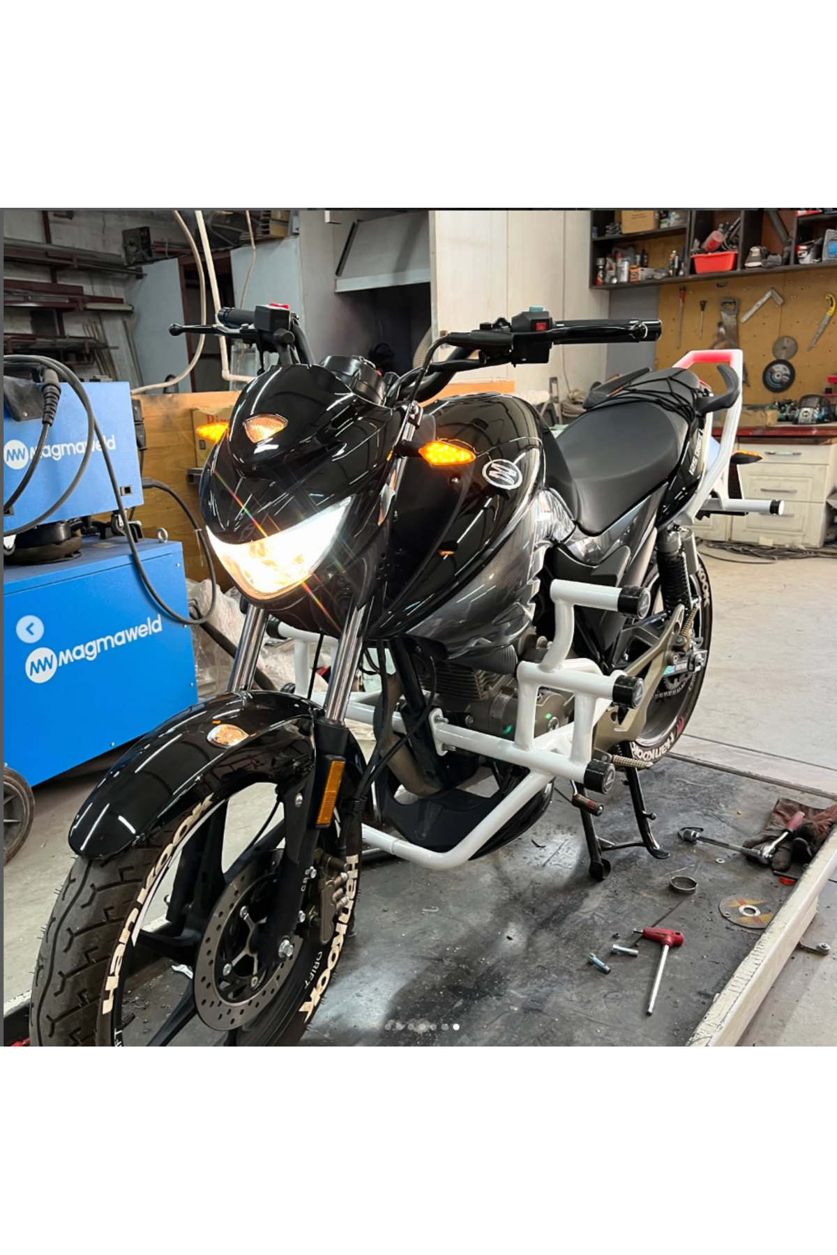 MOTOHİKO35 DRİFT-L 3TAKOZ YAPRAKLI ÖN SAĞ SOL MOTOR KORUMA DEMİRİ