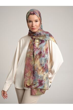Ayshara Gülce Sedir Gölgesi Çift Taraflılı Şal