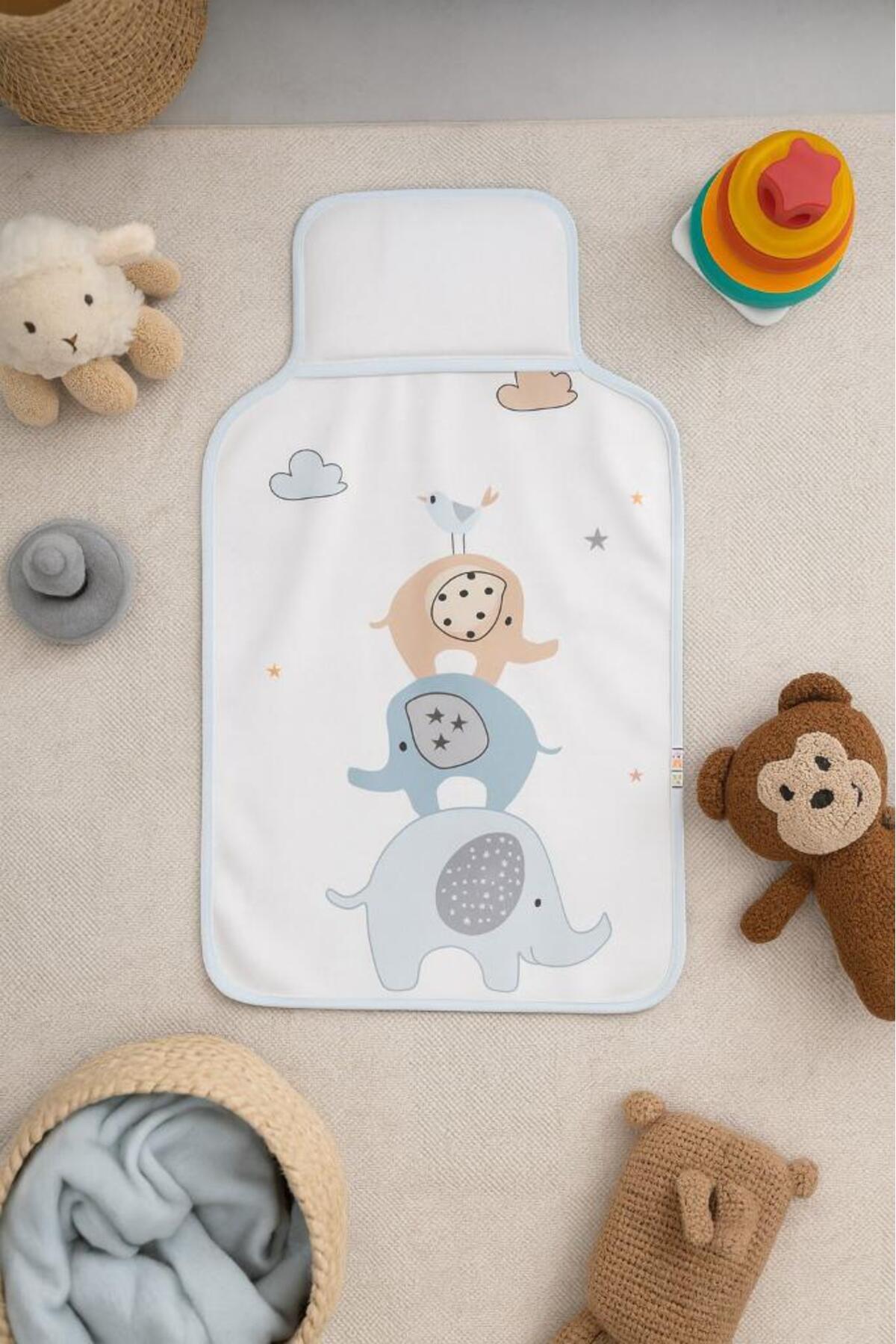 Ekebaby Desenli Pratik Alt Açma Fil EKE.FİL.5008