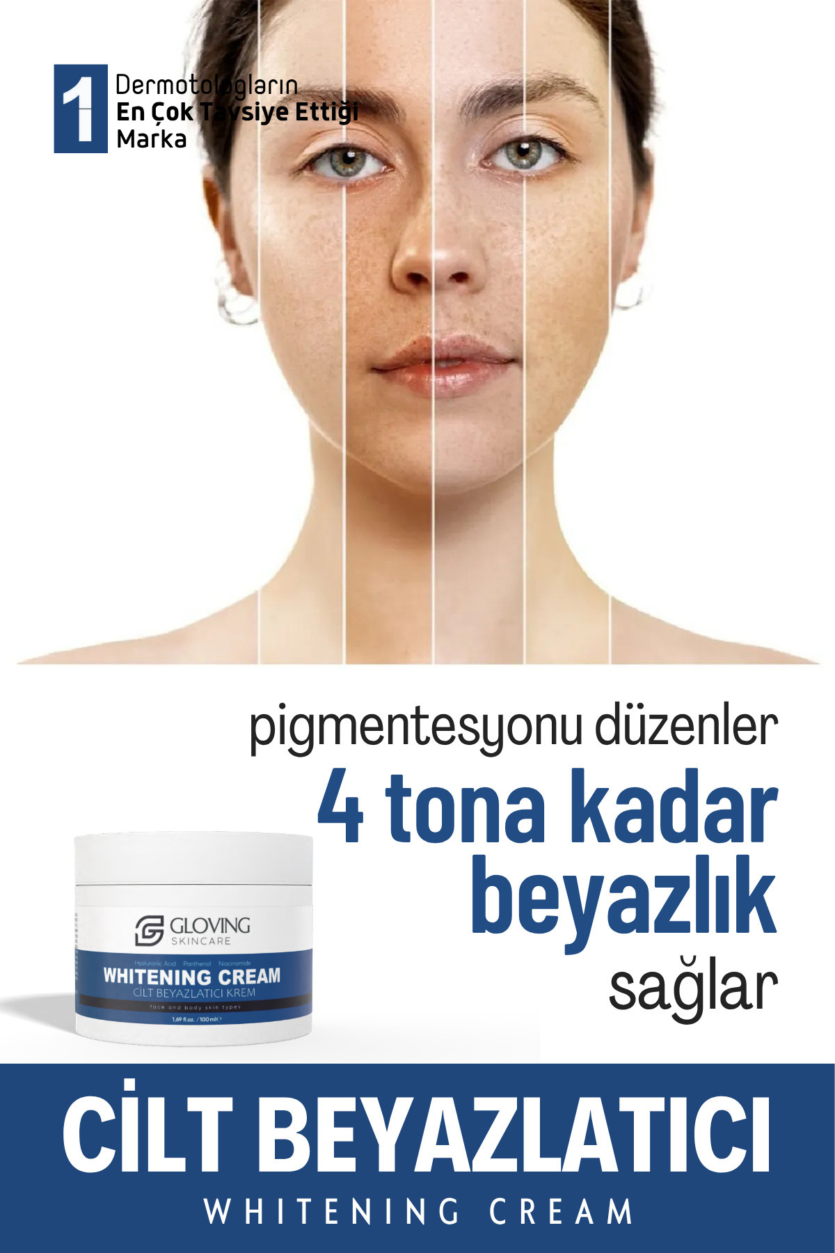 Koltuk Altı-diz-dirsek Ve Bikini Bölgesi Cilt Beyazlatıcı Krem 100 ml Skin Whitening Cream — 54656 — تصویر 3 از 4