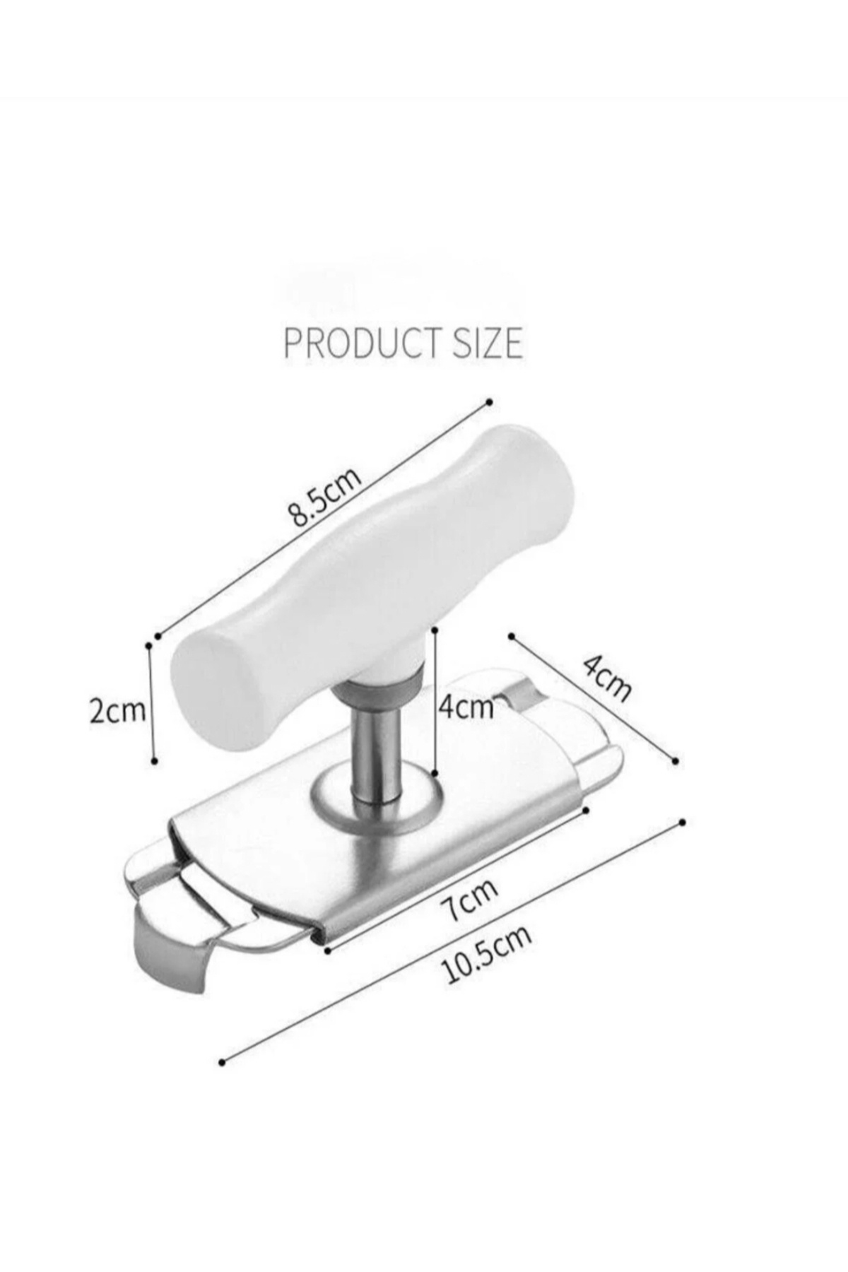 Alvin Paslanmaz Çelik Kavanoz ve Şişe Kapak Açacağı – Ergonomik Kolay Açma Aparatı