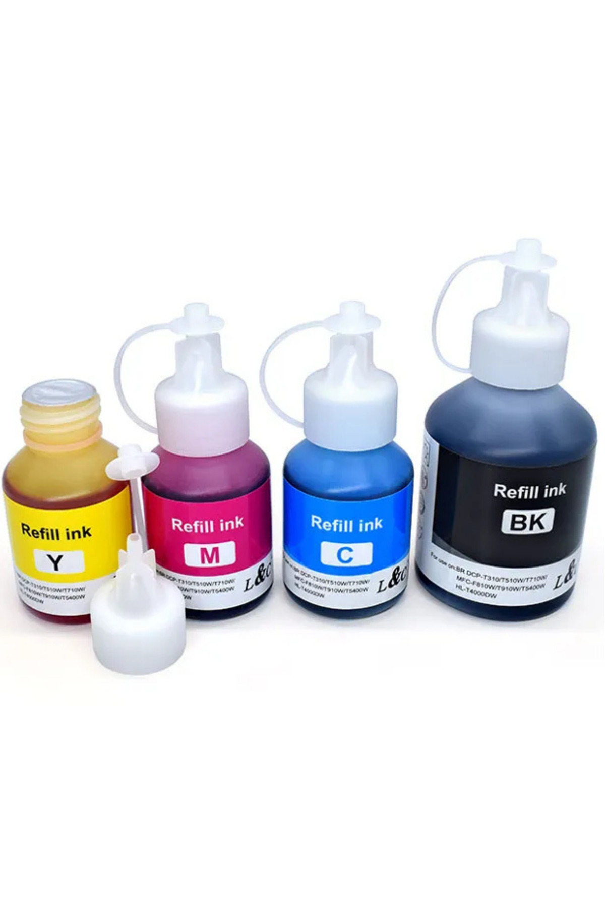 TecHarbor Brother MFC-T800W Yazıcı Uyumlu BT5000-BT6000 Muadil Mürekkep Seti
