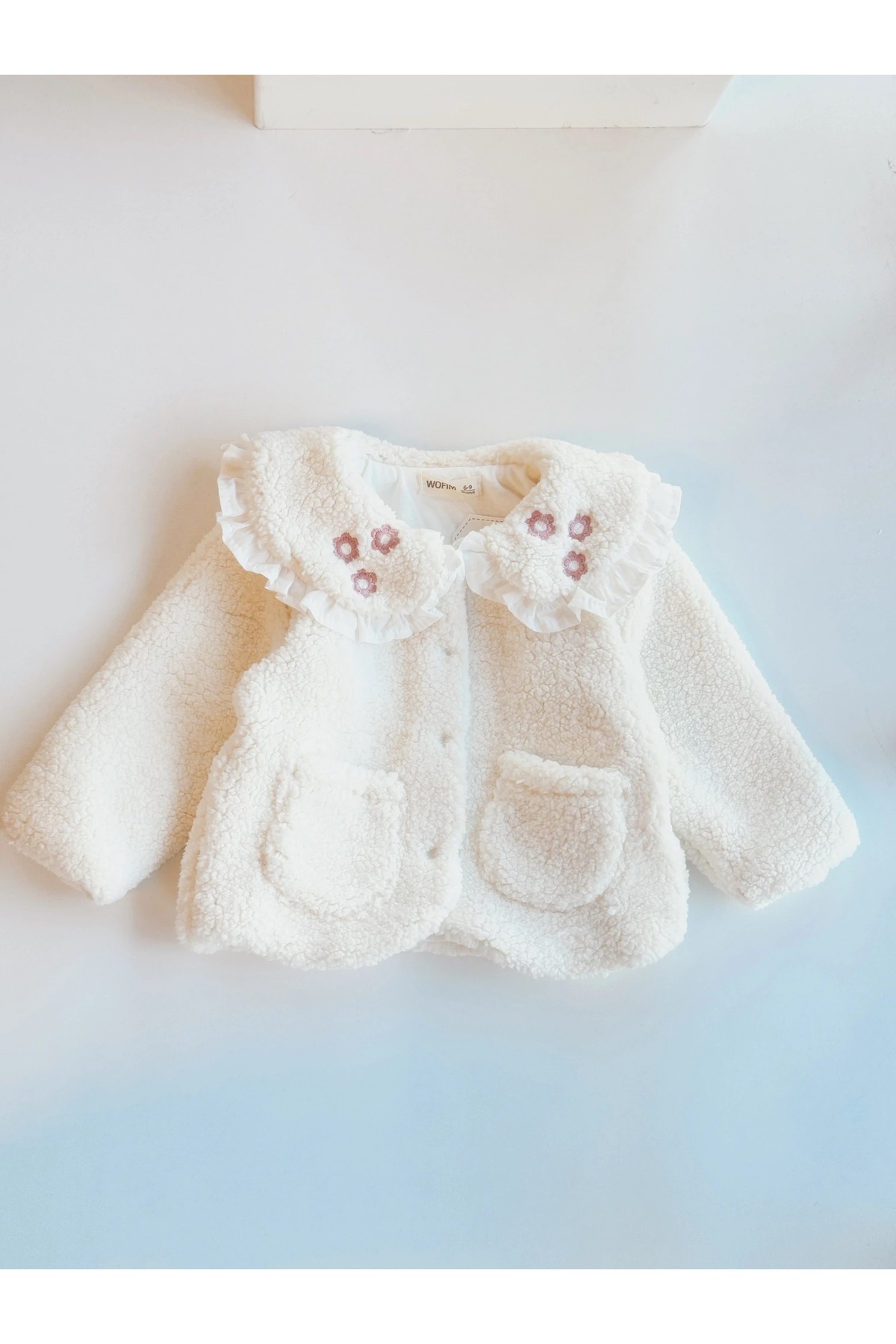 PARK BEBE Kız Bebek Peluş Ceket Hırka fotoğrafı 3 (önizleme)