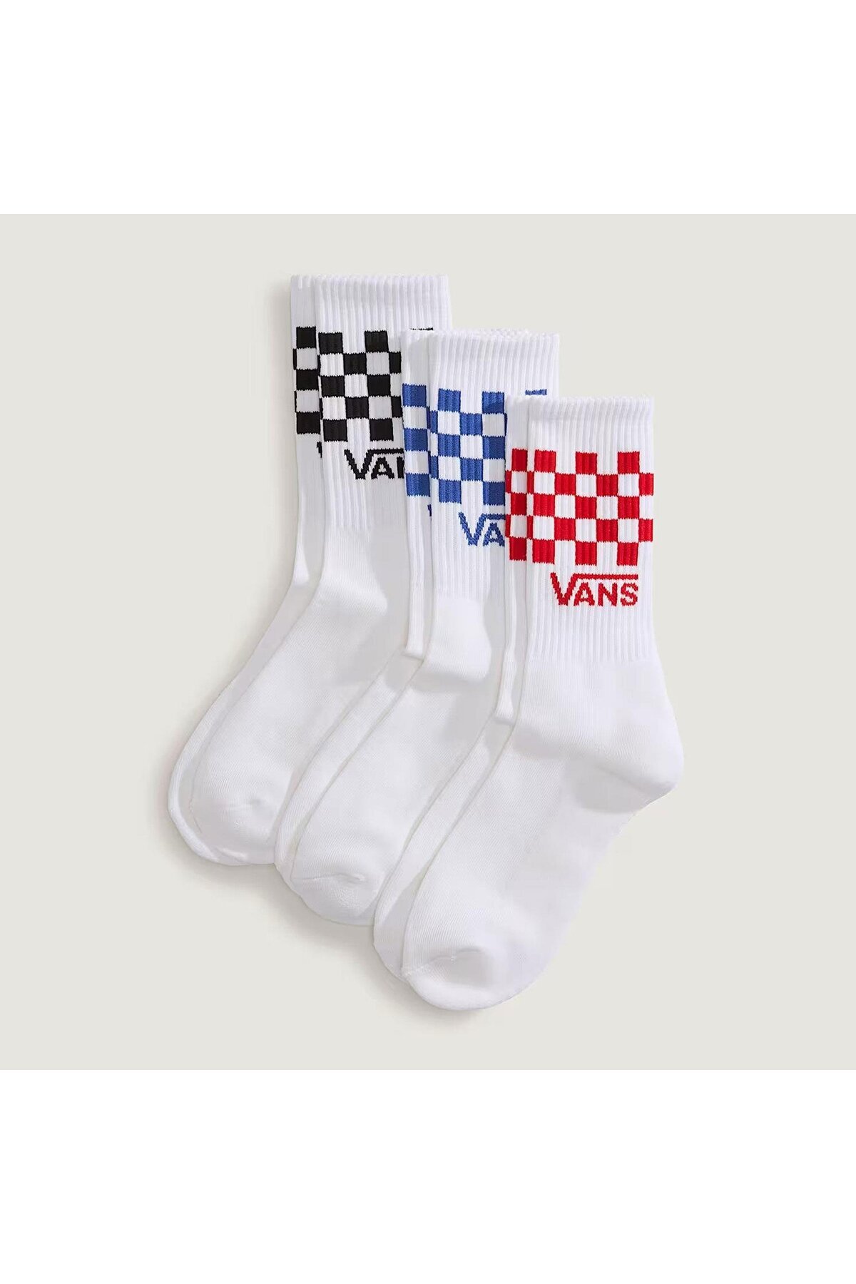 Vans Classic Check Crew 3P Çorap