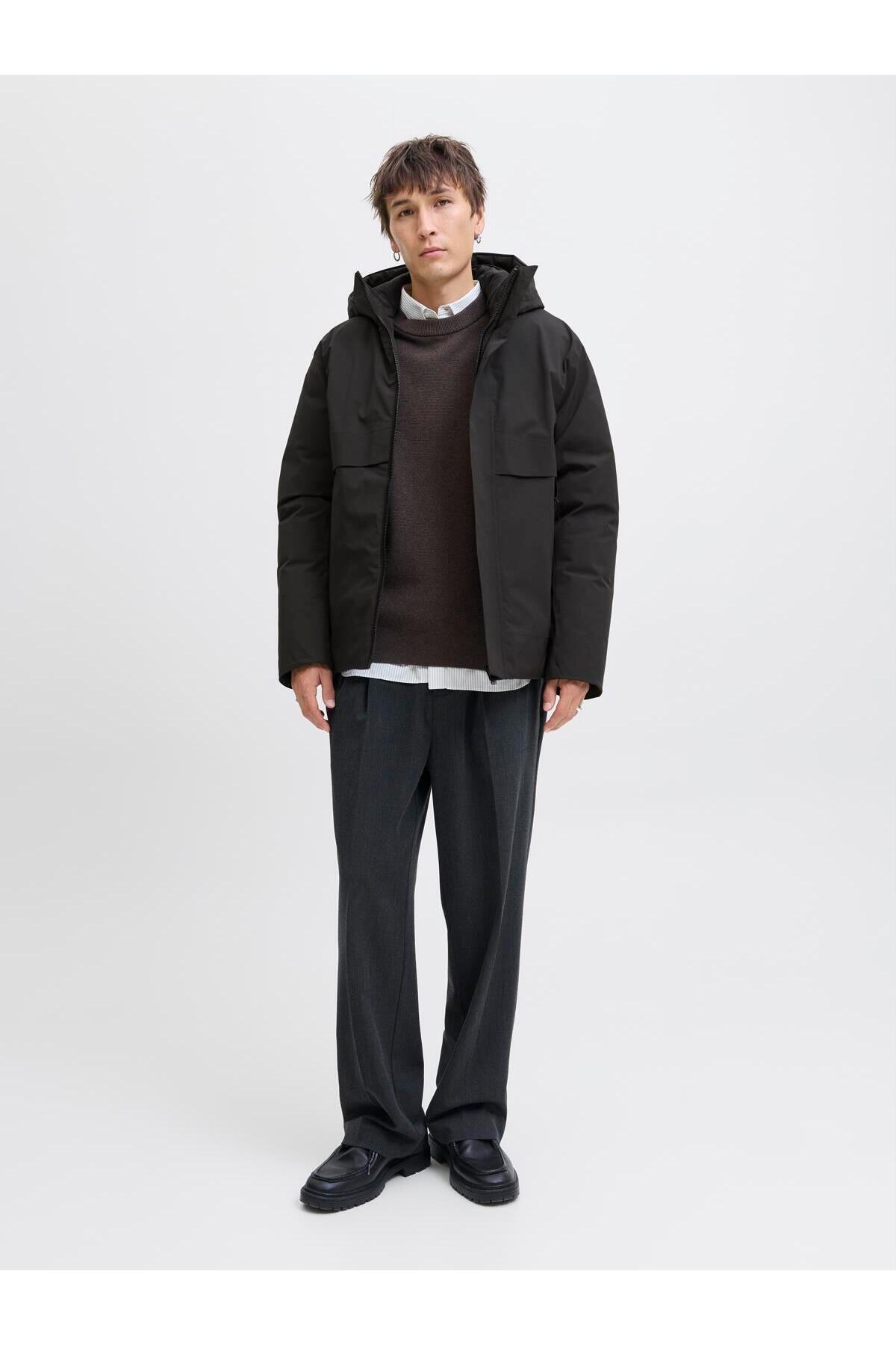 کت مردانه راسته آستین بلند | جک اند جونز Jack & Jones TYCE0EFEA8BFC1C5D3108D300 - تصویر 3