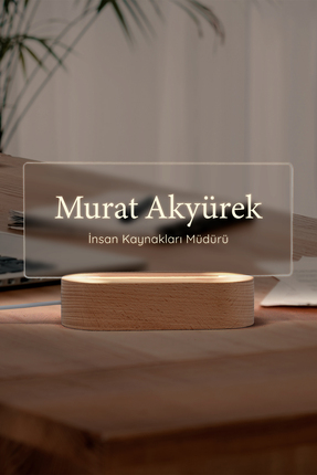Karma Light Markt Kişiye Özel LED İsimlik Masa Lambası