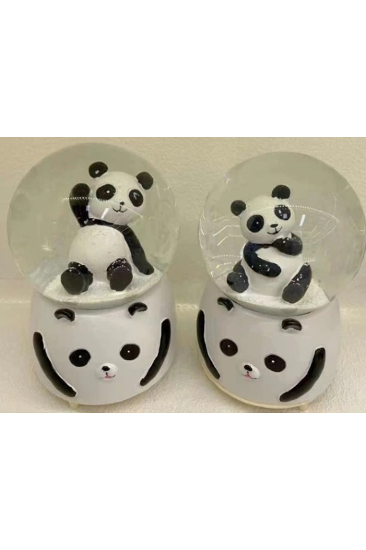 TeknoKesgin Siyah-beyaz Panda Kar Küresi Orta Boy