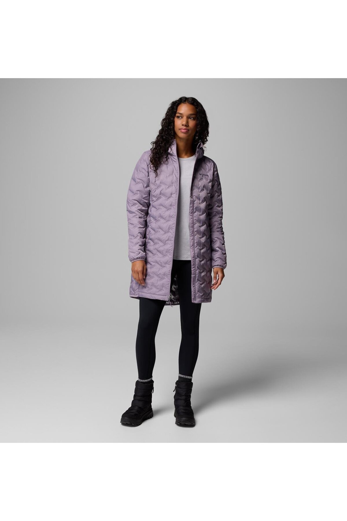 Columbia Wk0440 Delta Ridge Ii Long Down Jacket Kadın Mont