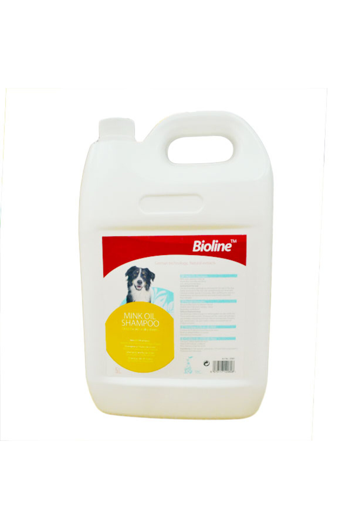 Bioline TECHMRT Vizon Yağı Özlü Köpek Şampuanı (212647) 5 Lt
