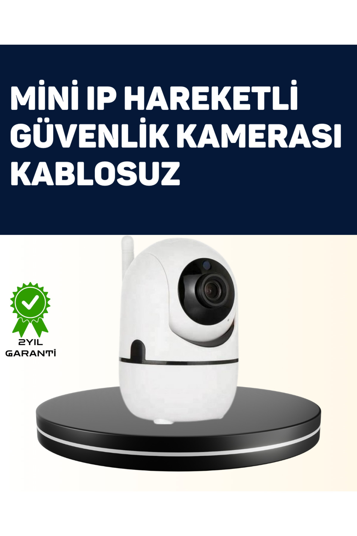 TeknoKesgin Yüksek Çözünürlüklü Hareket Takipli Kablosuz Güvenlik Kamerası – 1080P, Gece Görüşlü