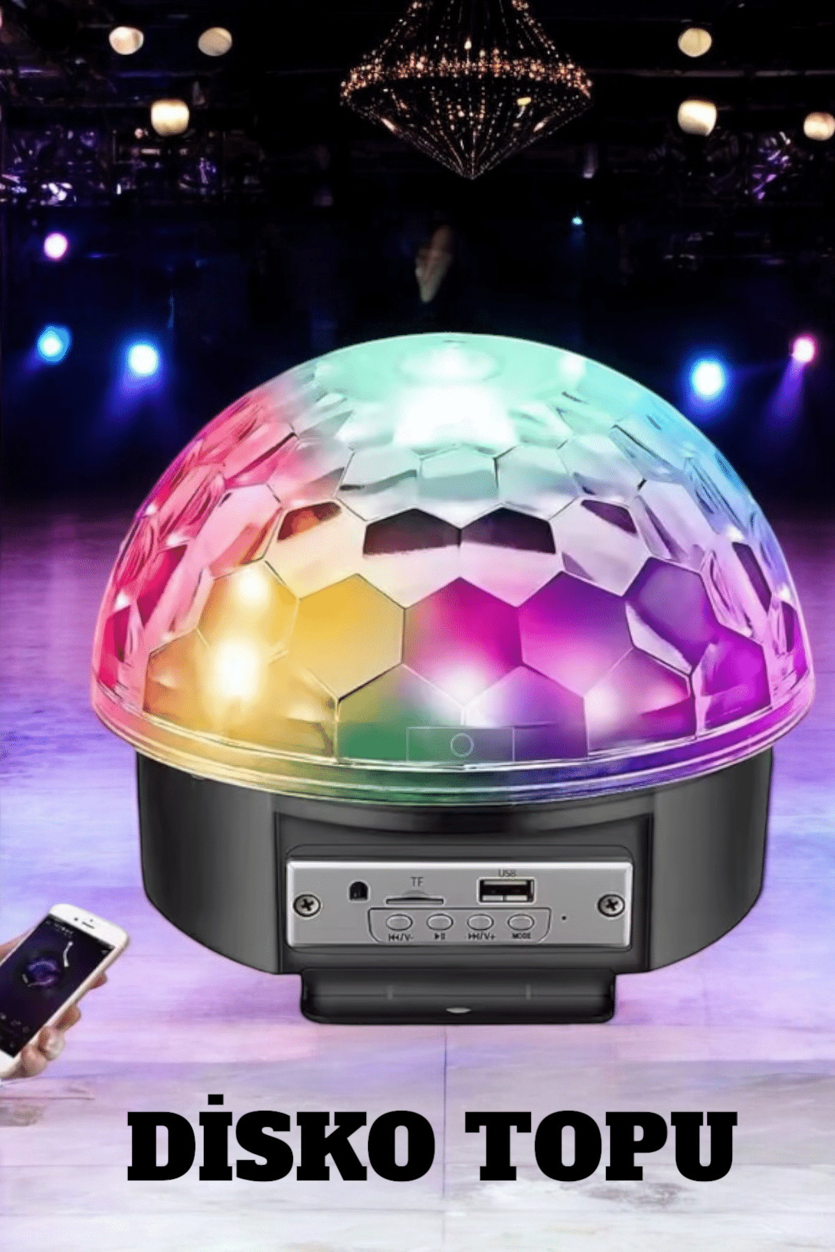 ZERO LAND LVSQVR Partiler İçin Taşınabilir Işık Gösterisi ve (02608) Efekt Cihazı