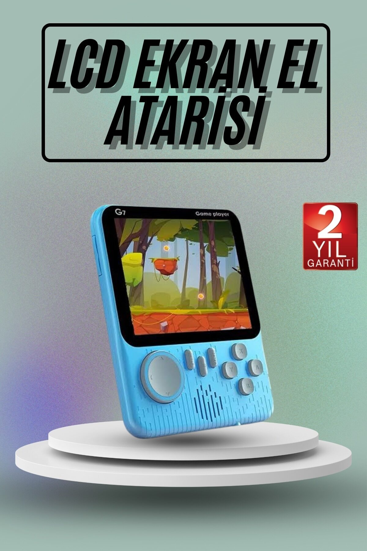 ZERO LAND LVSQVR 666 Oyunlu Retro El Konsolu Atari 3.5 İnç Taşınabilir (05536) Oyun Konsolu