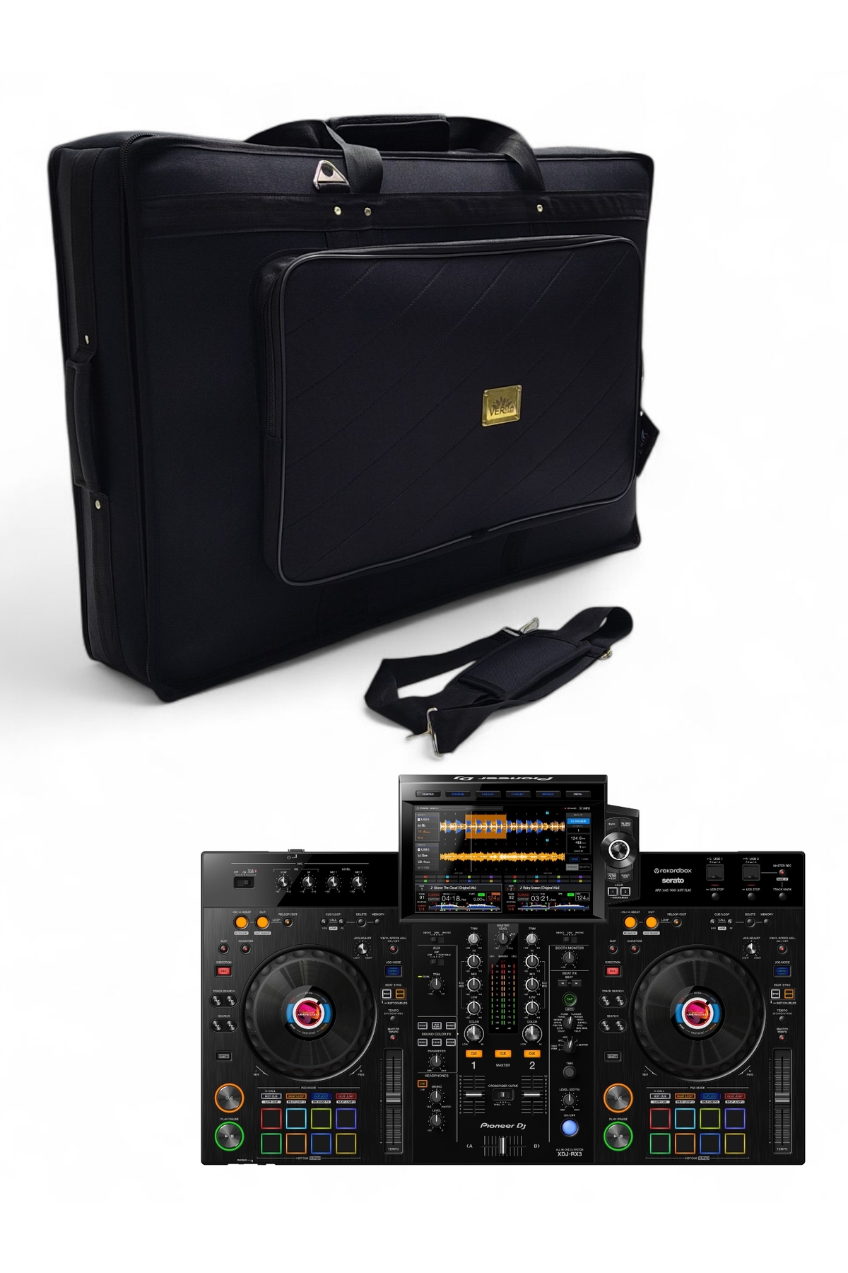 PIONER Xdj Rx3 Setup için uyumlu Çanta Soft Case Kılıf. Siyah