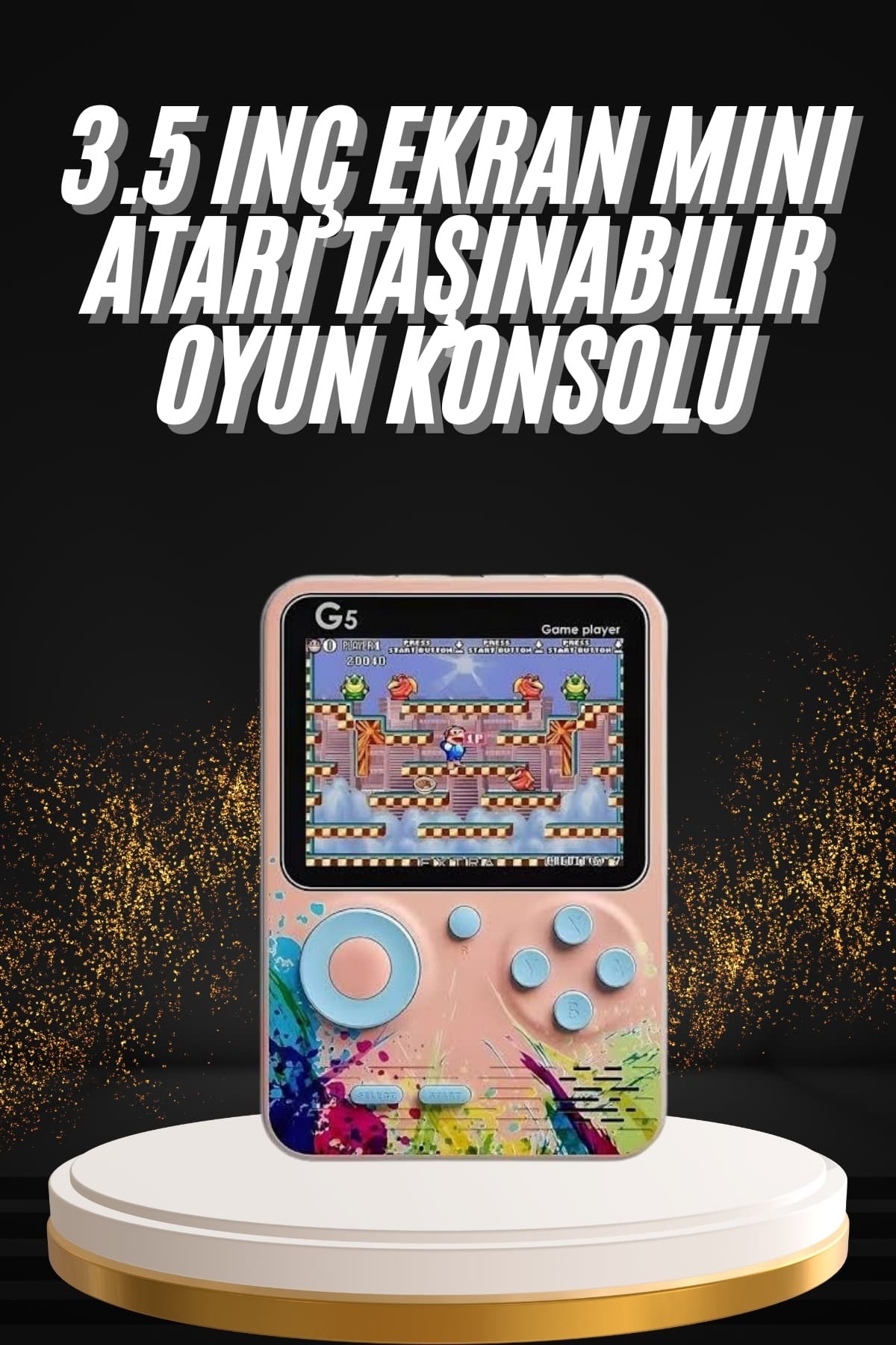 ZERO LAND LVSQVR Televizyona Bağlanan Çift Joystick Taşınabilir Klasik (10718) Retro Oyunlu