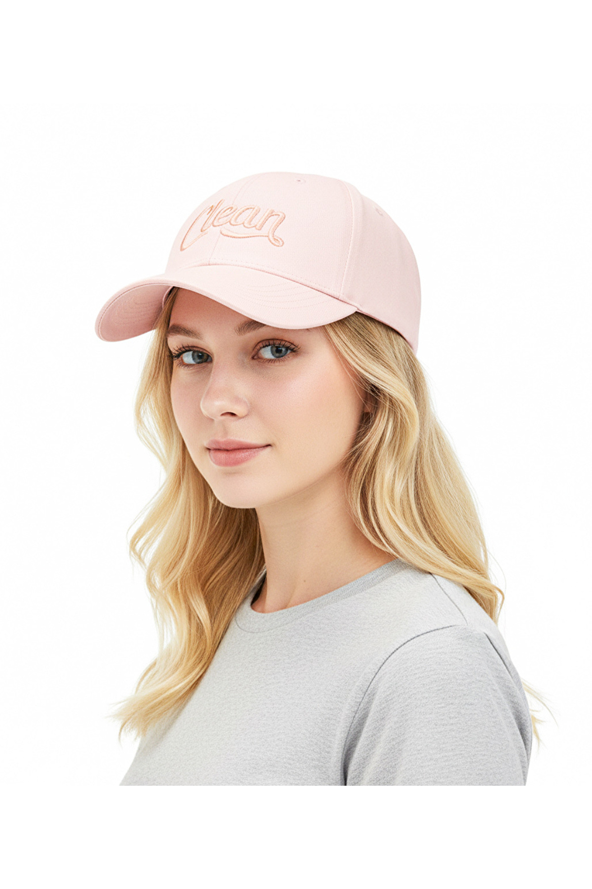 Clean Powders Pamuklu Şapka Pembe