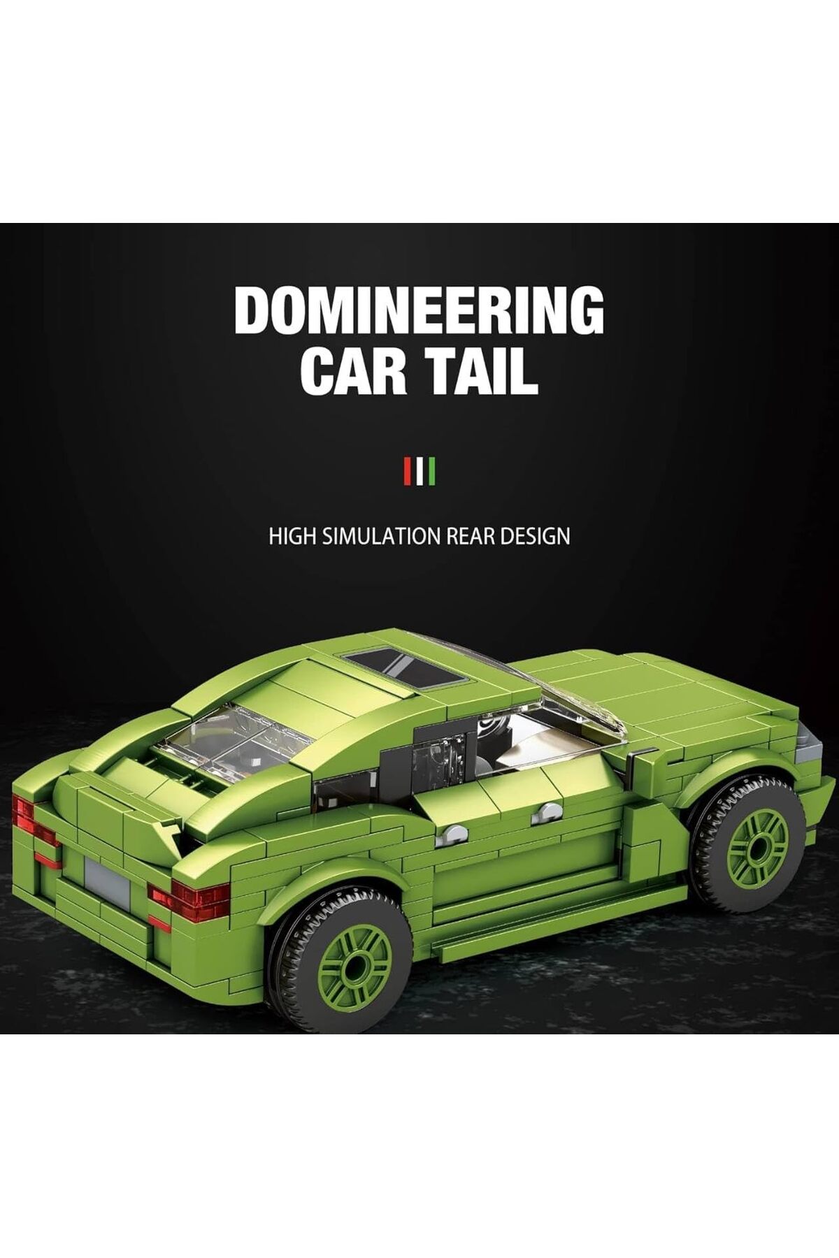 کیت ساخت ماشین اسباببازی، بلوکهای گیرهای، کیت برای ماشین مدل، ماشین مسابقهای، سوپراسپرت