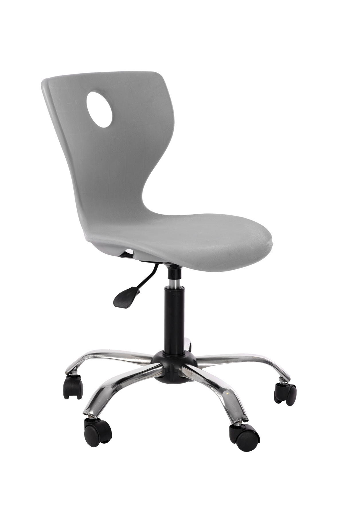 Child Study Chair with Adjustable Height Swivel Leg with Monoblock Wheel, Office Chair