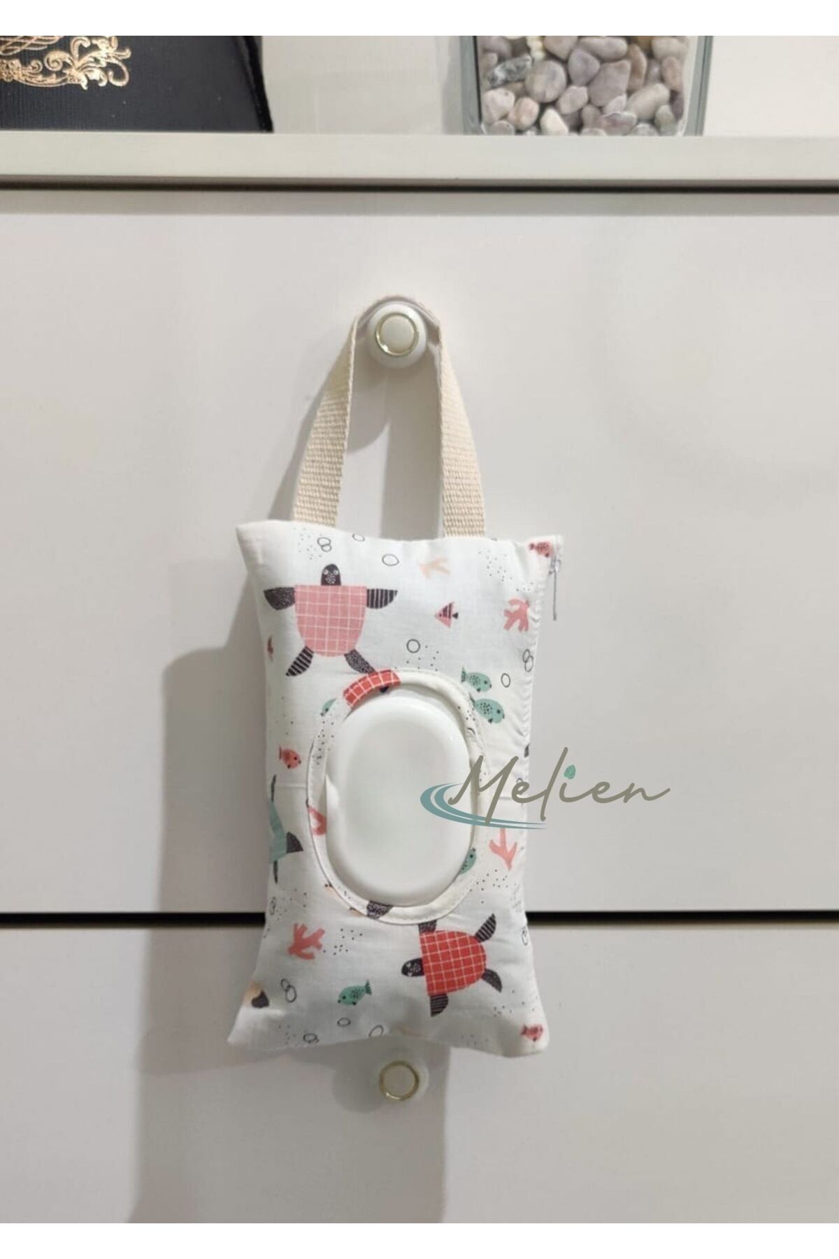 Melien Araba Kamyon Islak Mendil Saklama Çantası Evde İşte Seyahatte Bebek Arabasında Islak Mendil Kutusu fotoğrafı 5 (önizleme)