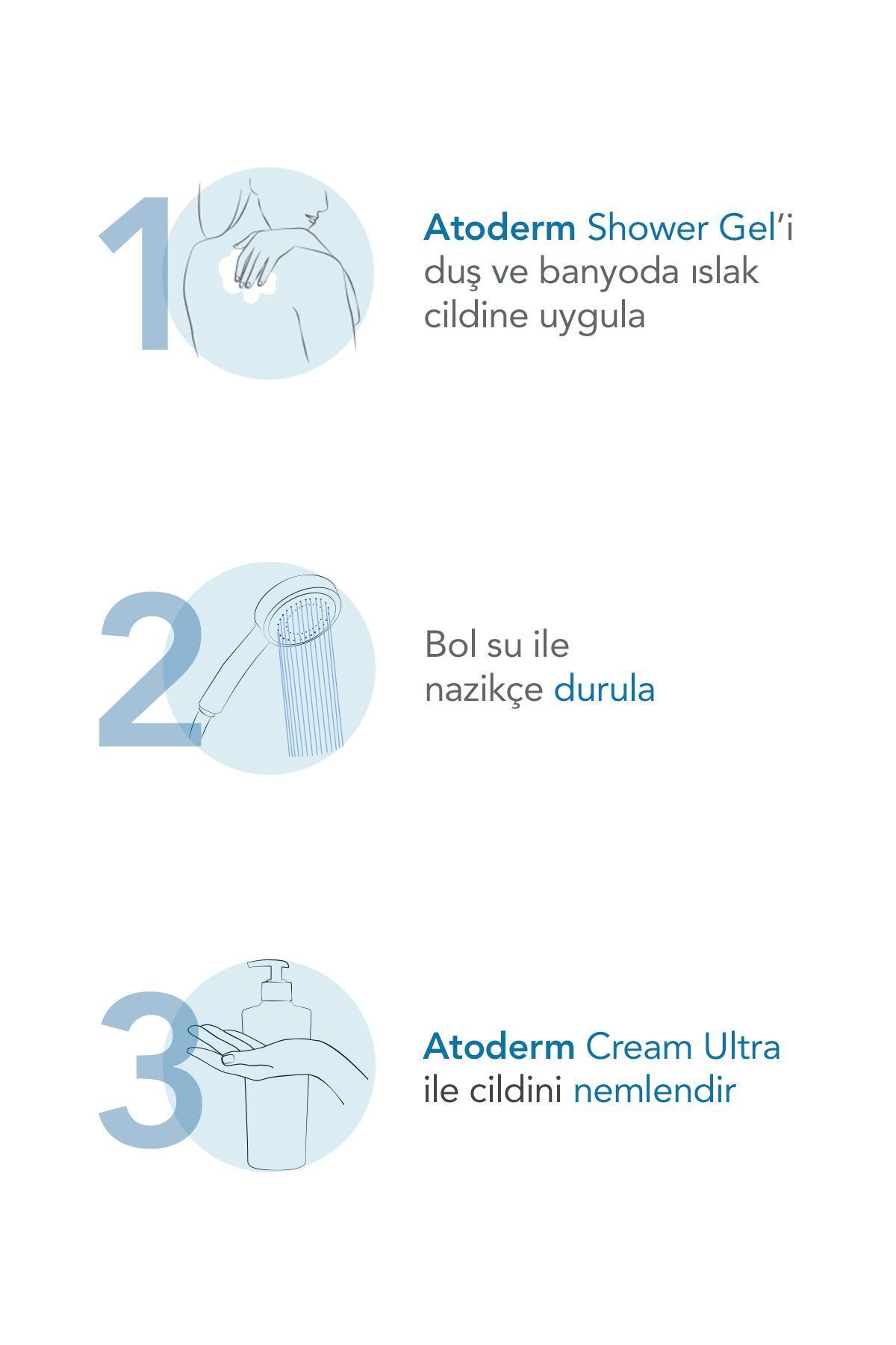 Bioderma Atoderm Shower Gel Kuru, Tüm Ciltler Bebek, Çocuk, Yetişkin Arındırıcı Nemlendirici Duş Jeli 200 ml fotoğrafı 5 (önizleme)