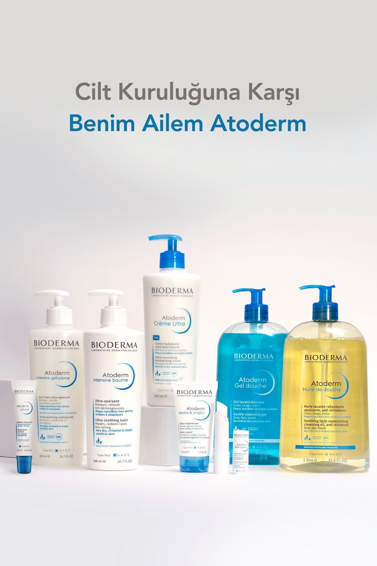 Bioderma Atoderm Shower Gel Kuru, Tüm Ciltler Bebek, Çocuk, Yetişkin Arındırıcı Nemlendirici Duş Jeli 200 ml fotoğrafı 7 (önizleme)