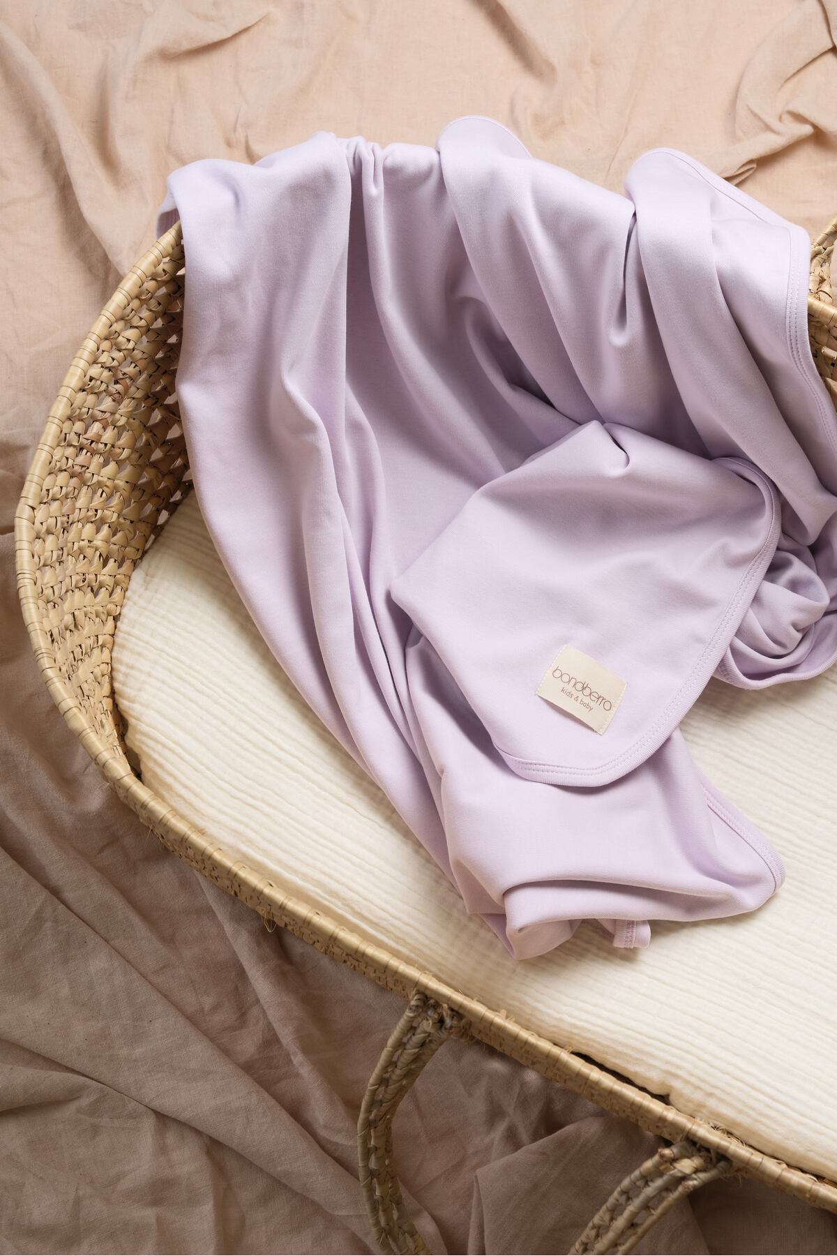 Double Sided Interlock Blanket 100% Cotton Oeko-tex Certified 100 X 85 Cm