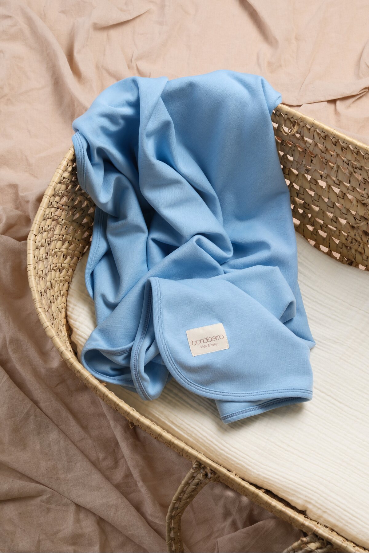 Double Sided Interlock Blanket 100% Cotton Oeko-tex Certified 100 X 85 Cm