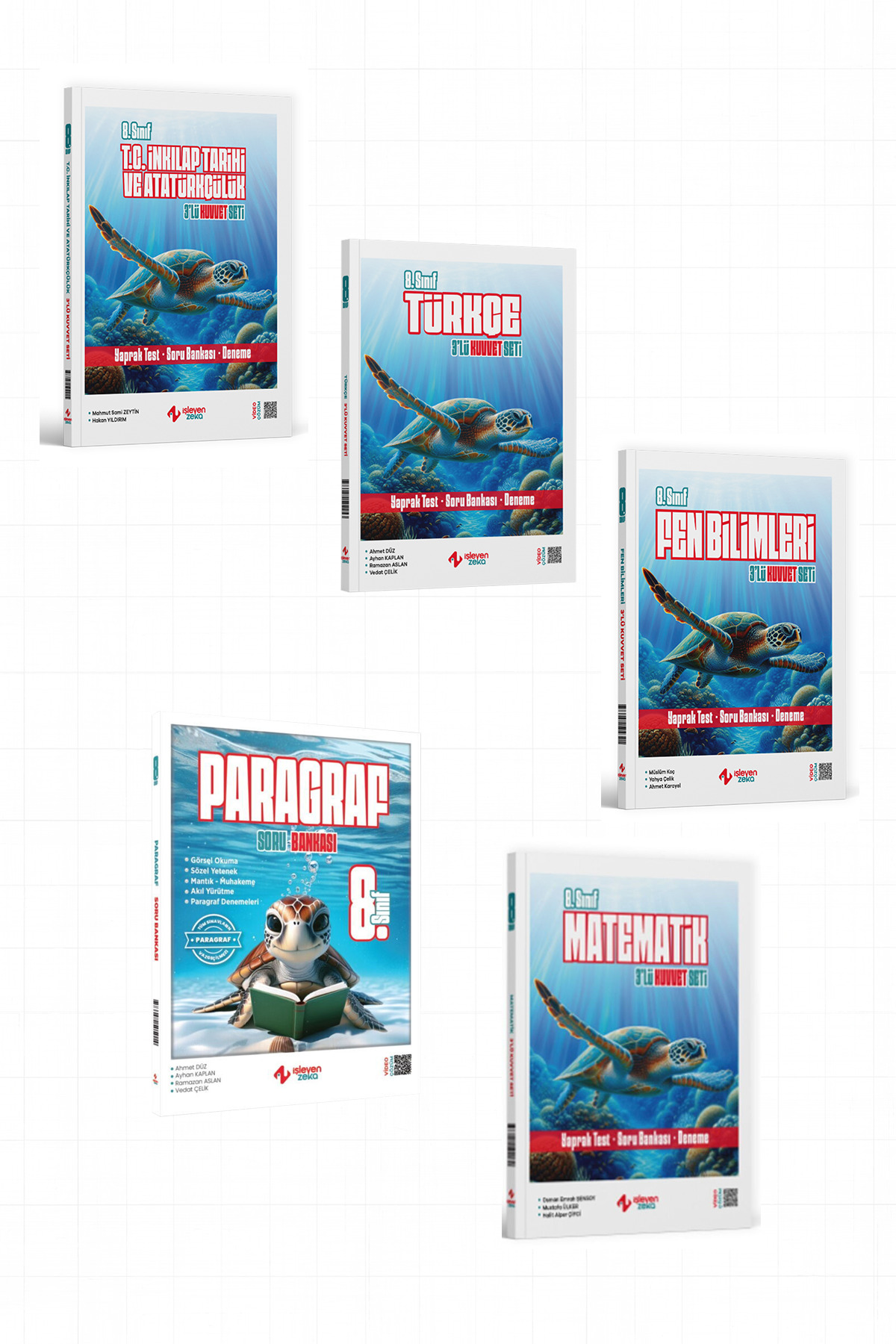 Orijinal Yayınları İşleyen Zeka 8. Sınıf LGS Türkçe Matematik Fen