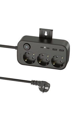 ALWAYS TEKNOLOJİ 3680W Akım ve çocuk korumalı 2-USB A 2-TYPE C girişli duvar ...
