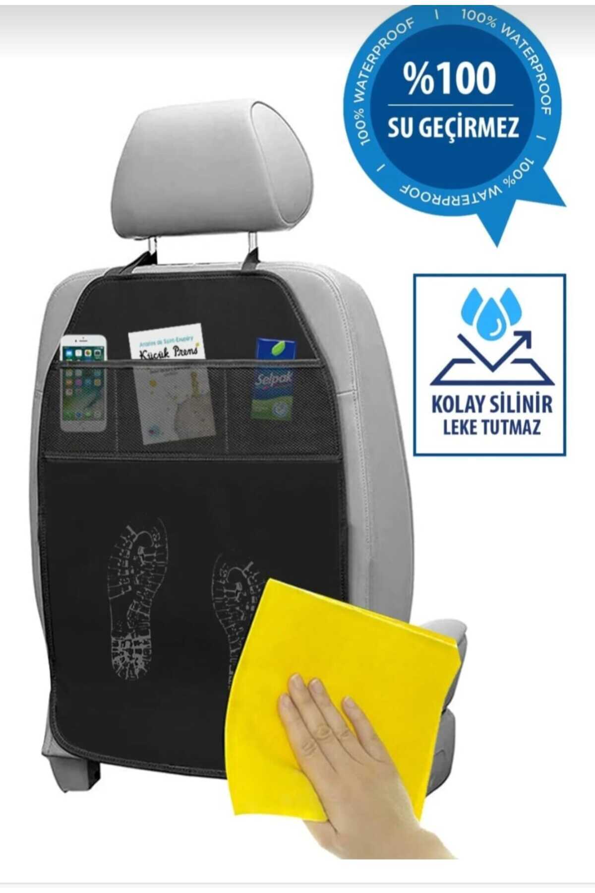 Autosar Oto Koltuk Arkası Koruyucu Kılıf 2li Araba Koltuk Arkası koruyucu ve organizer
