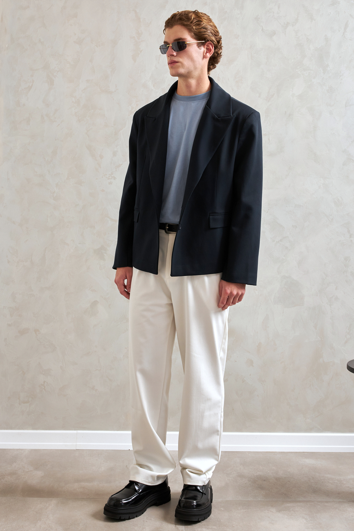 HYMAN  Erkek Oversize Blazer Ceket - Görsel 5