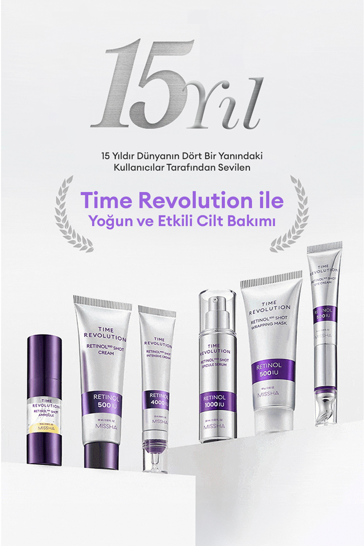 Retinol İçerikli 2 Adımlı Jel Maske Time Revolution Retinol 1000 Shot 2 Step Solution Mask — 8420 — تصویر 9 از 9
