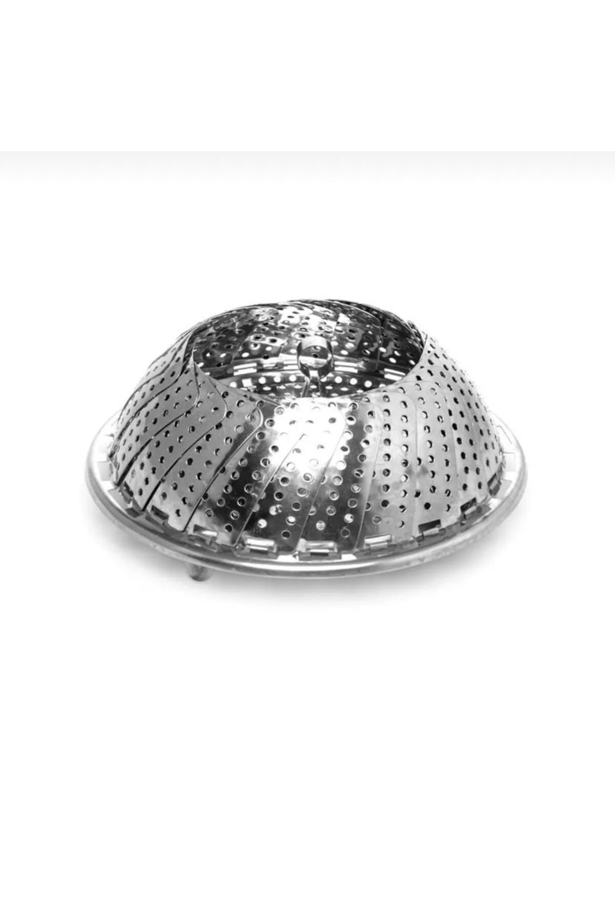 Evora Katlanır Buharda Sebze Pişirici Haşlayıcı Haşlama Sepeti Aparatı Paslanmaz Çelik Buharlı Pişirici