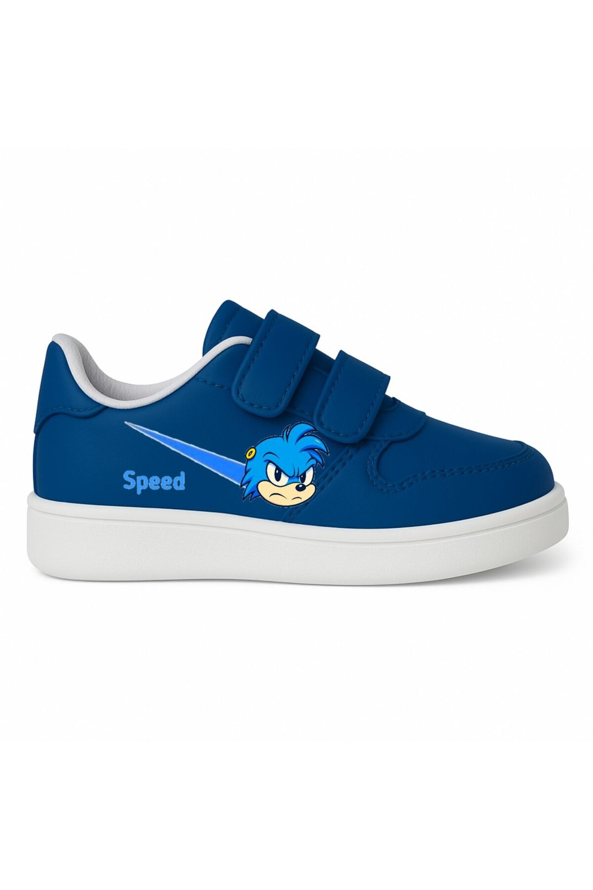 archiepet Super Fast Blue Superhero Printed Male Child Blue Sports Sneaker Shoes