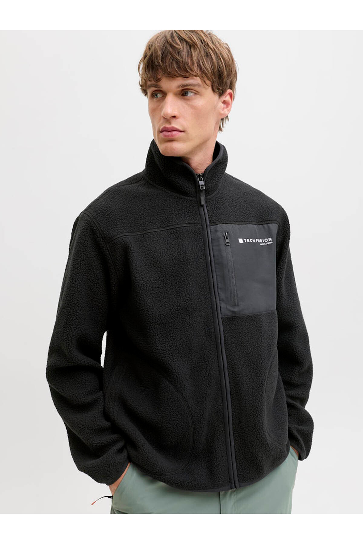 ژاکت اسپورت مردانه راسته آستین بلند | جک اند جونز Jack & Jones 12284827-BBT - تصویر 3