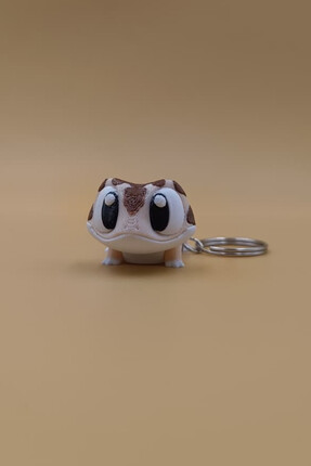 Rodopiva Gecko Hareketli Anahtarlık Çanta Süsü Charm
