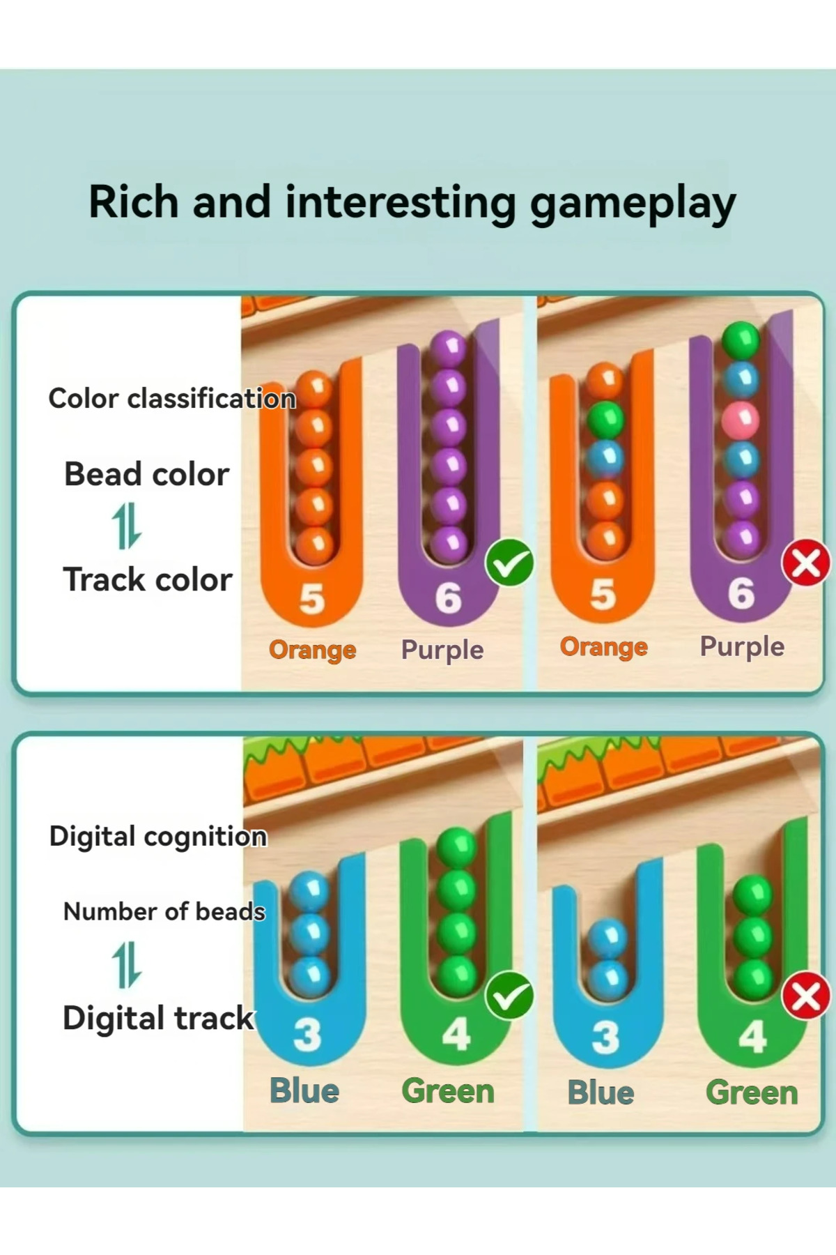 توپ راهپیمودنی معمایی مغناطیسی کودکان سایز بزرگ، تمرین تمرکز نوزاد، آموزش تفکر منطقی