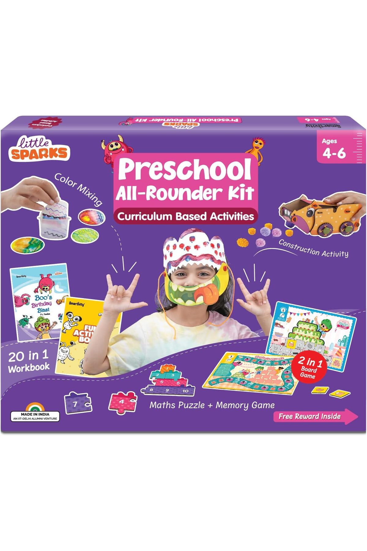 کیت آموزشی پیش‌دبستانی لیتل اسپارکس برای کودکان ۴ تا ۶ ساله