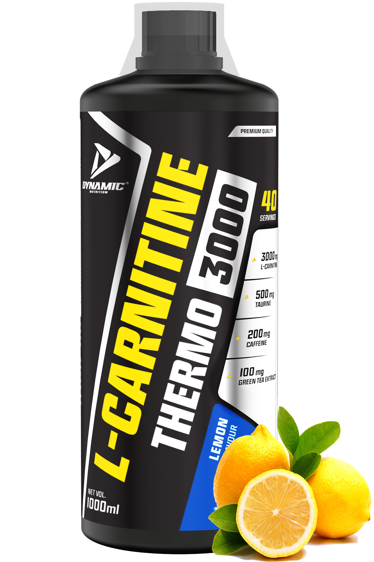 Dynamic Nutrition Thermo L-carnitine 3000 - 1000 ml - 40 Servis - Limon Aromalı - L-karnitin