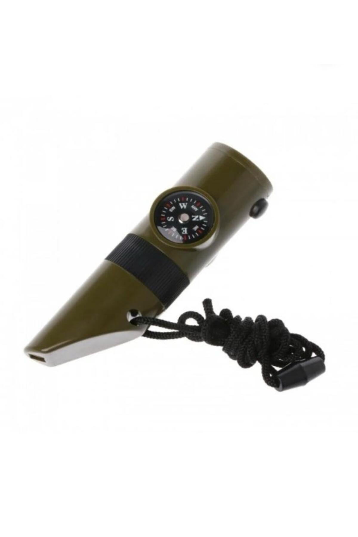 Tasco Yüksek Desibel Özellikli Termometre Ve Pusulalı Arama Kurtarma Ve Deprem Çantasılık Pusulalı Düdük