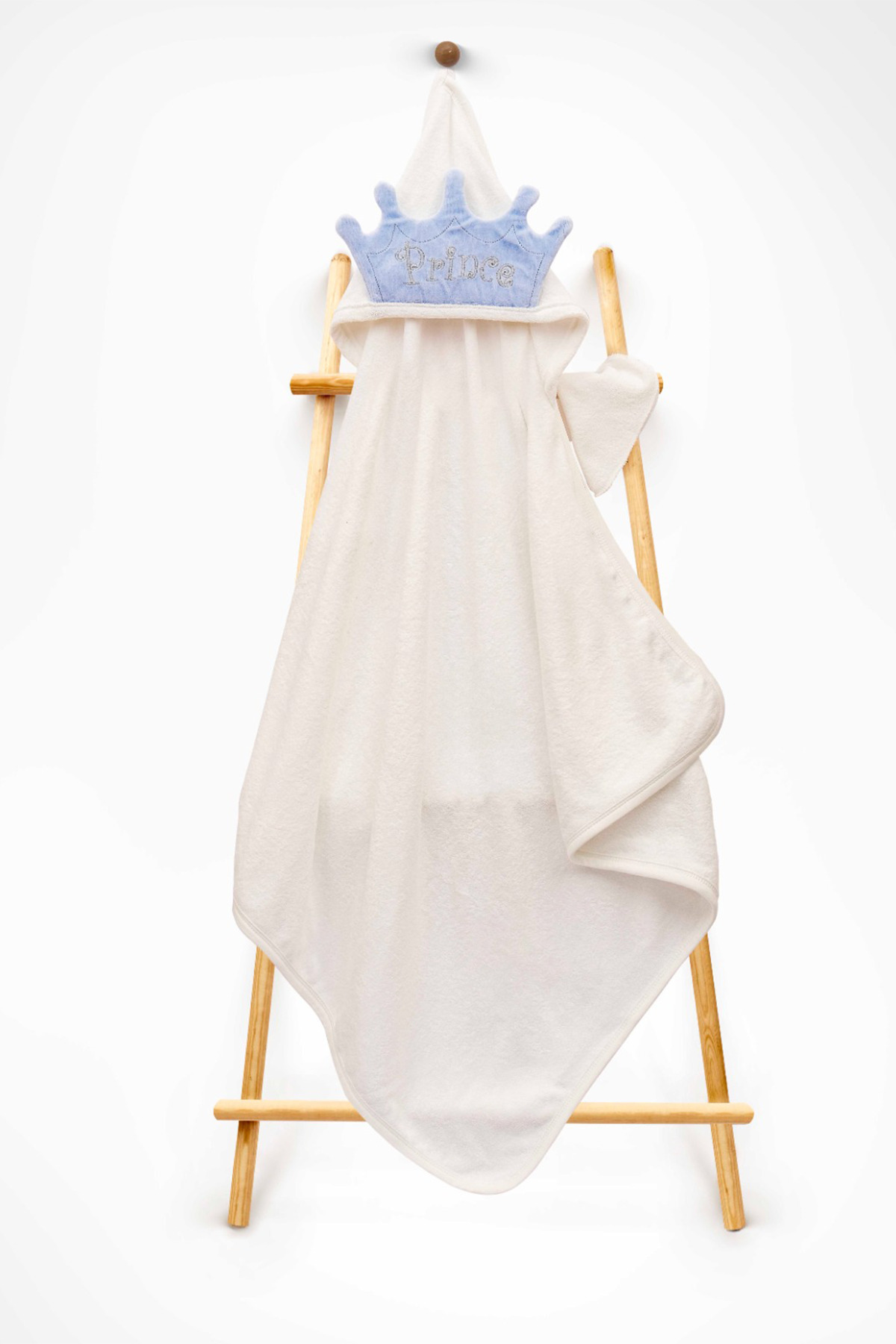 Babyline Aş %100 PAMUKLU BEBEK HAVLU SİLGİ TAÇ NAKIŞLI