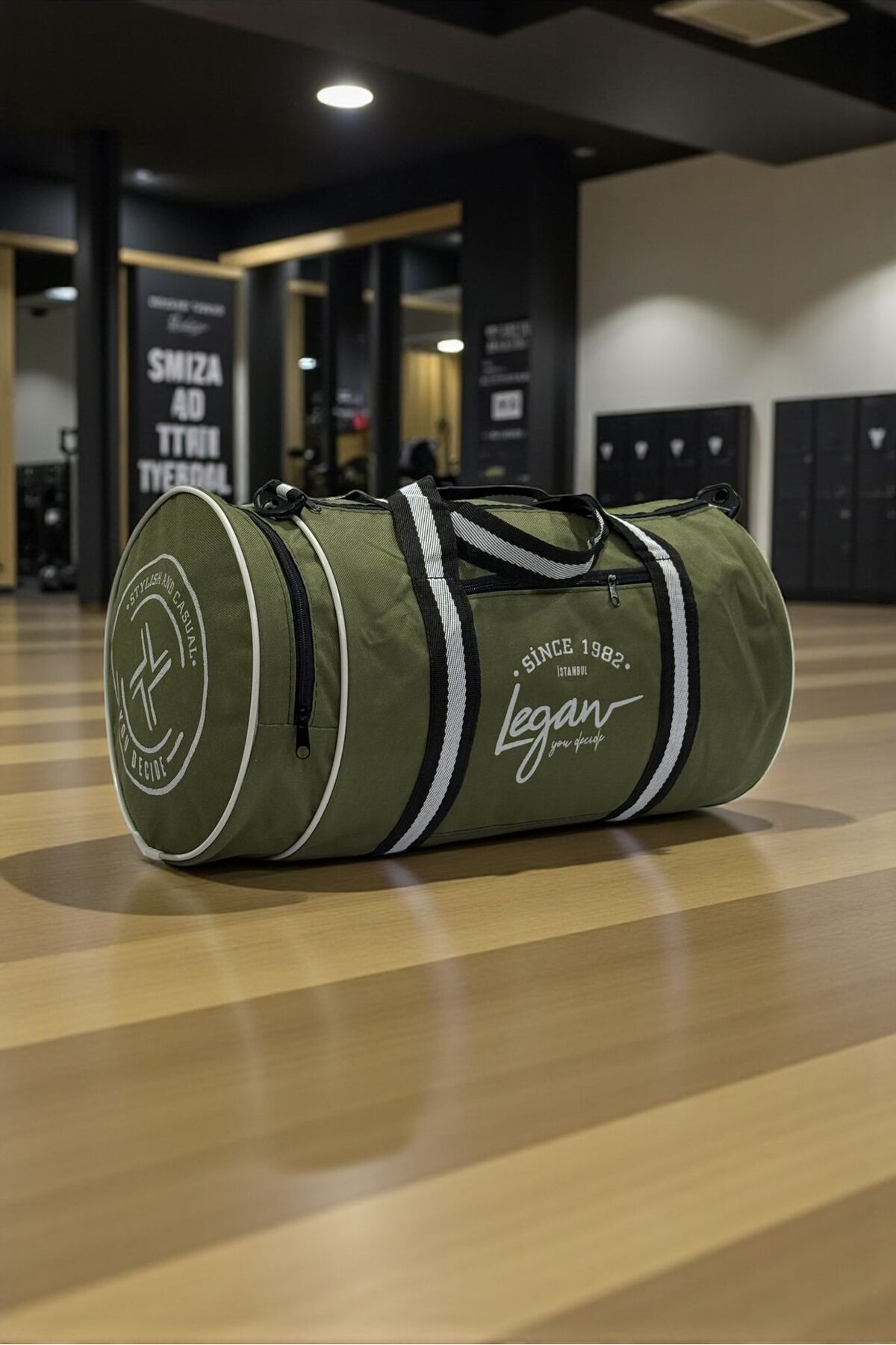 LEGAN Spor & Seyahat Silindir Çanta | Fitness, Gym, Omuz Askılı Günlük Sporcu Çantası