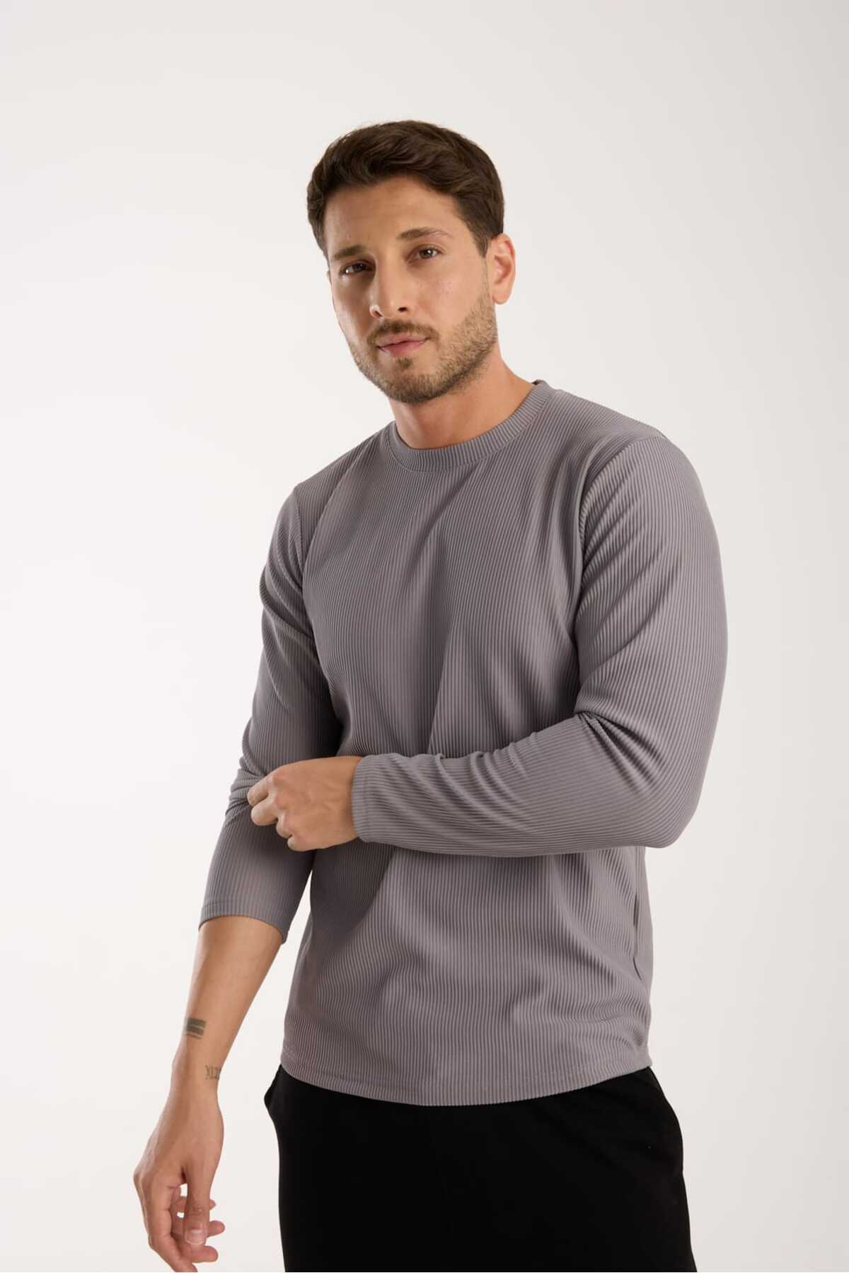 وایز سویشرت یقه گرد مردانه