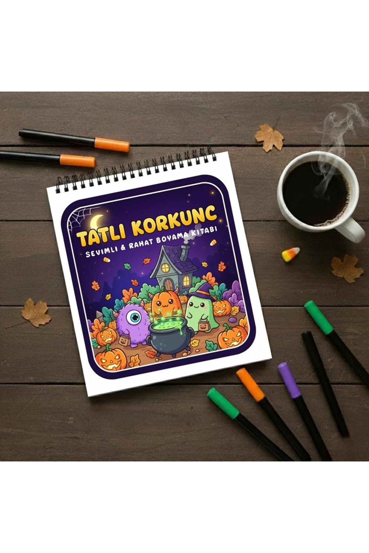 M&H Coloring Tatlı Korkunç - 21x21 Boyama kitabı Çocuk ve Yetişkinler için