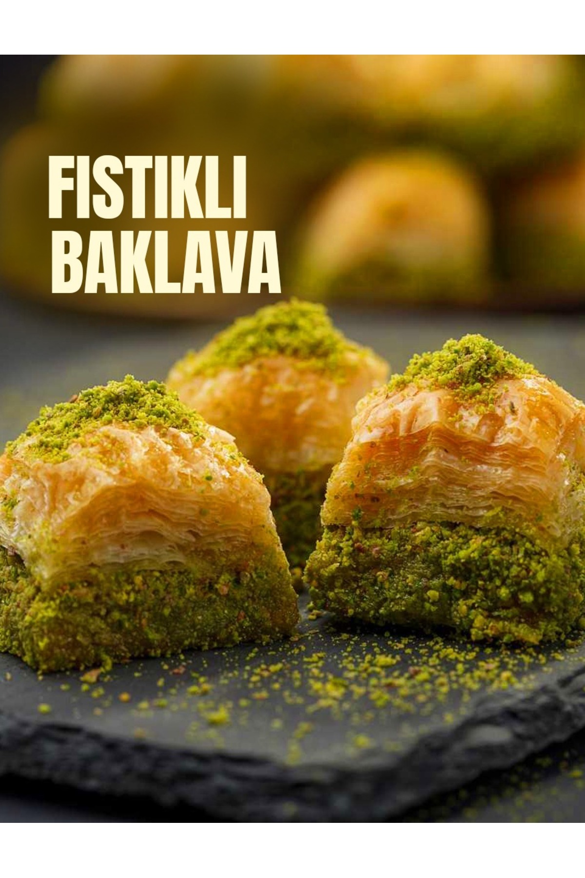 BAKLAVACI GÜLLÜOĞLU GÜLLÜOĞLU FISTIKLI BAKLAVA 500 GR