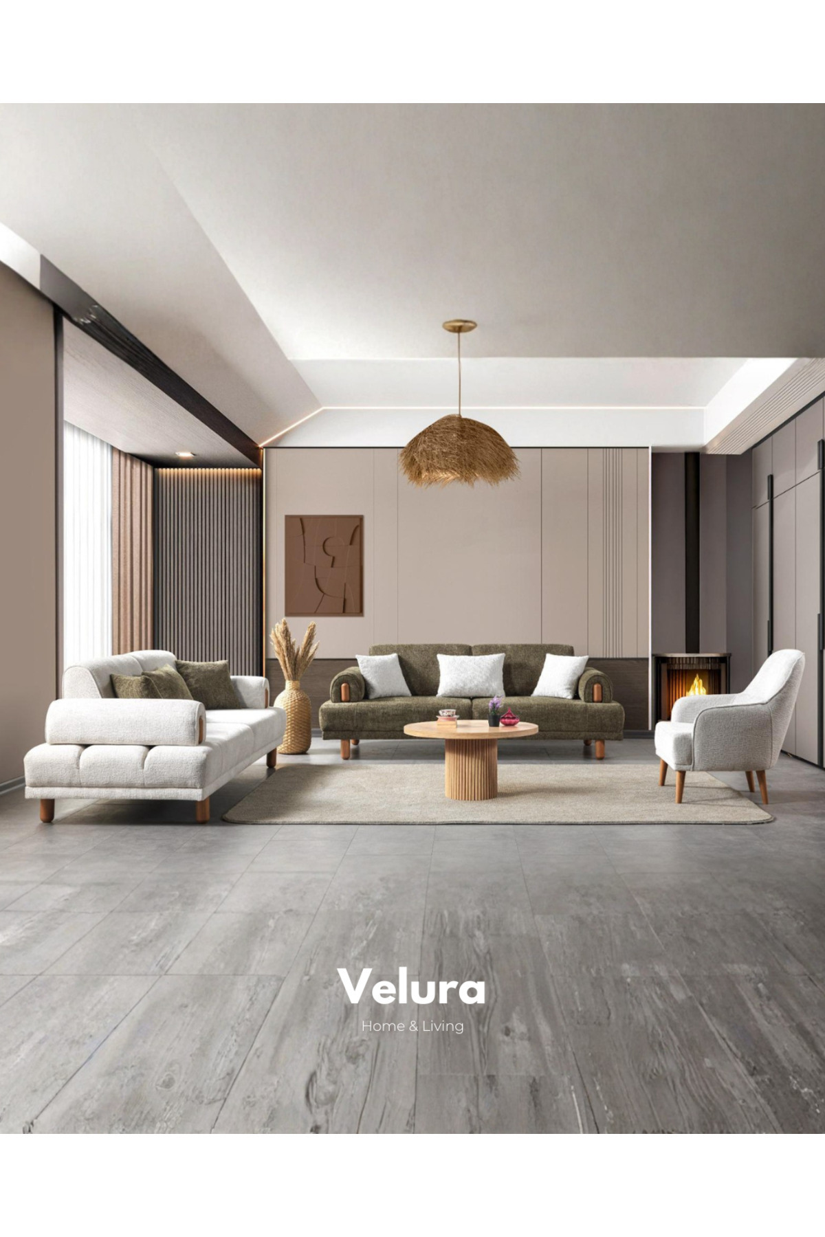Velura Home & Living Salda 3+3+1 Koltuk Takımı & Oturma Grubu
