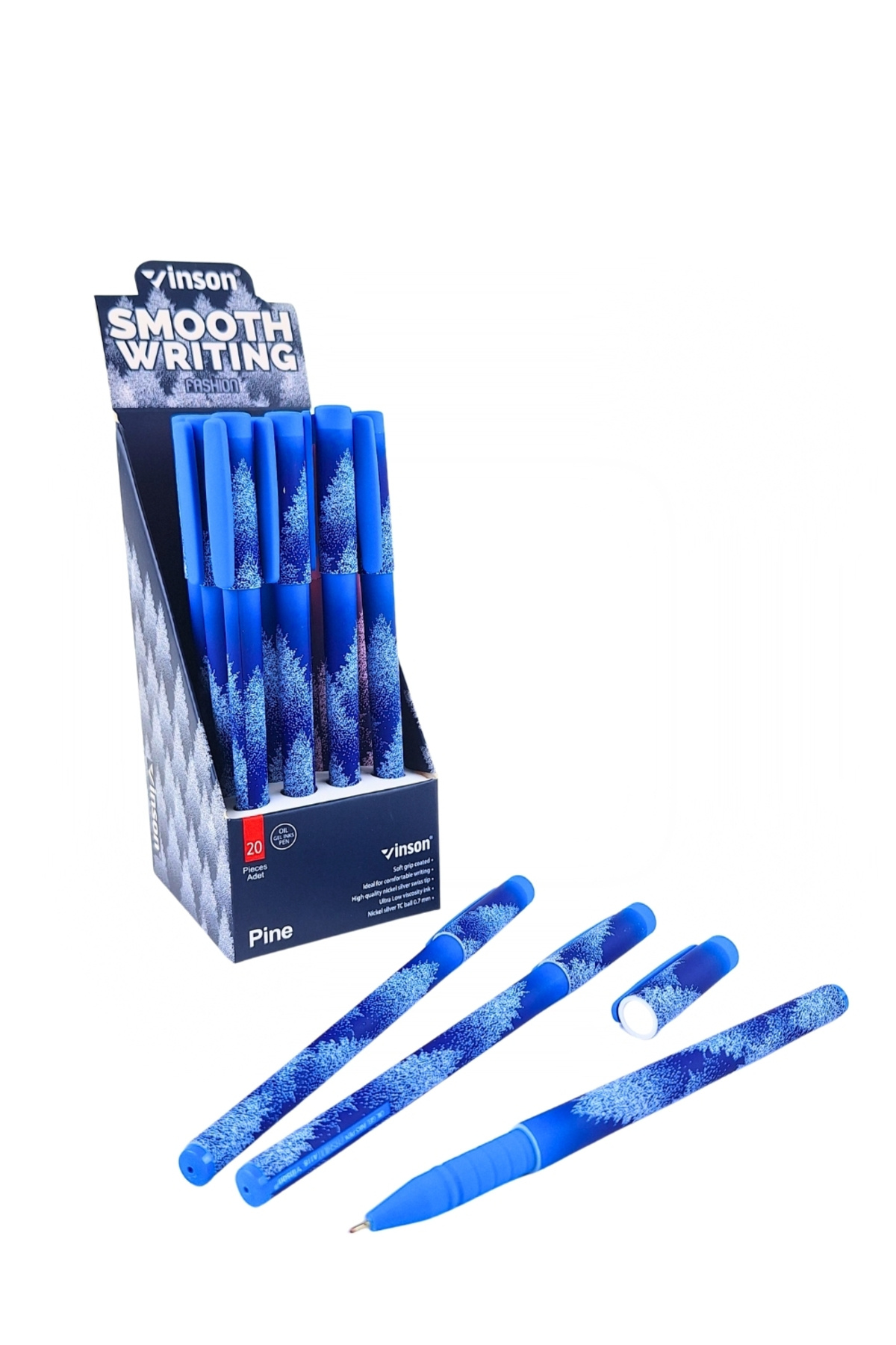 Bold Grup Vinson Desenli Jel Kalem 1 ADET