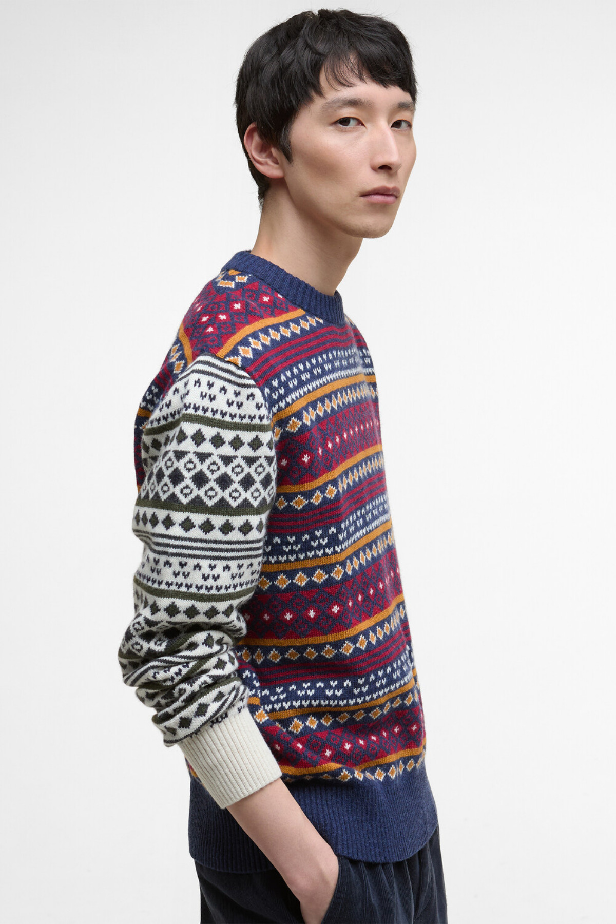 بافت مردانه | باربور Barbour MKN1651-0137 - تصویر 6